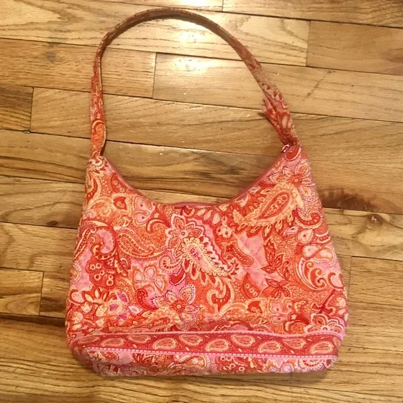 Vera Bradley Large hobo shoulder bag in Sherbet - Picture 4 of 8